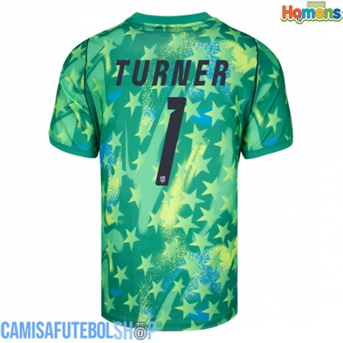 Camisa de time de futebol Estados Unidos Matt Turner #1 Goleiro Replicas 1º Equipamento Mundo 2026 Manga Curta